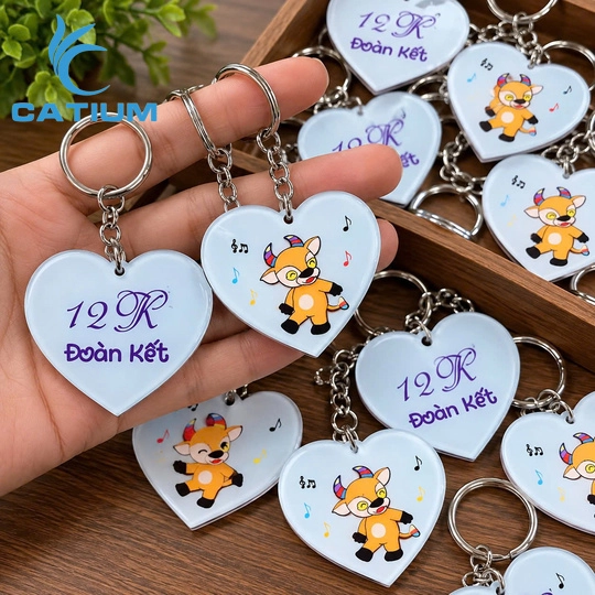 Móc Khóa Mica Theo Yêu Cầu