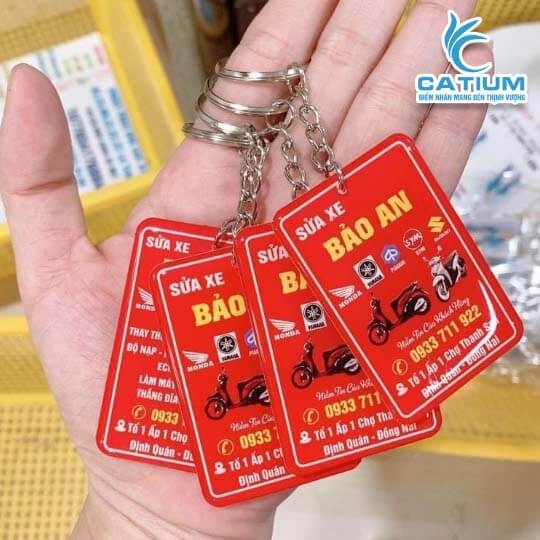 Móc Khóa Mica Theo Yêu Cầu