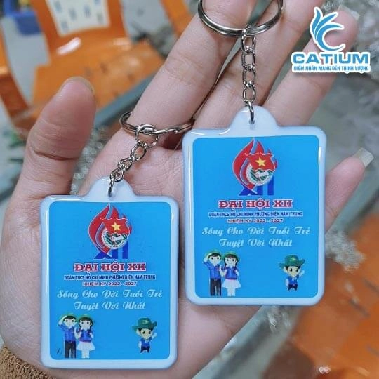 Móc Khóa Nhựa Dẻo In Hình Chibi