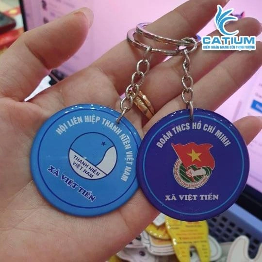 Móc Khóa Nhựa Dẻo In Logo
