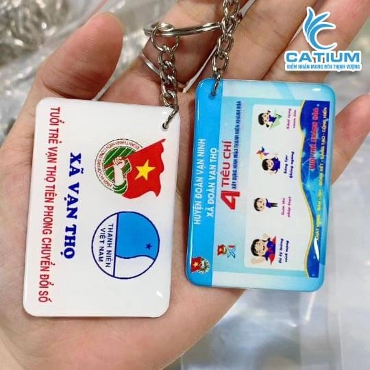 Móc Khóa Nhựa Dẻo Thiết Kế