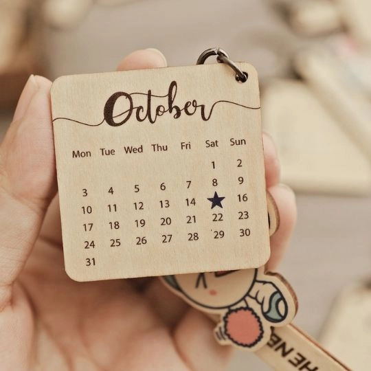 Móc Khoá Gỗ Khắc Hình Ảnh Khắc Tên Theo Yêu Cầu