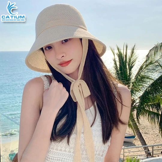 Mũ Bucket Thắt Nơ