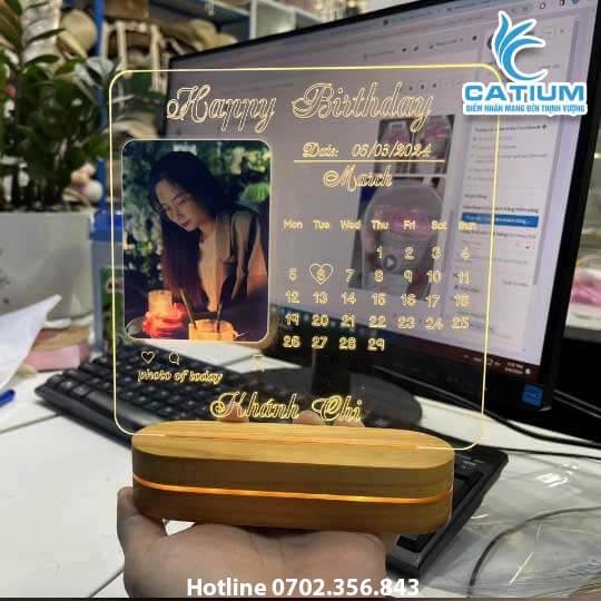 Đèn Led 3D Quà Tặng Sinh Nhật