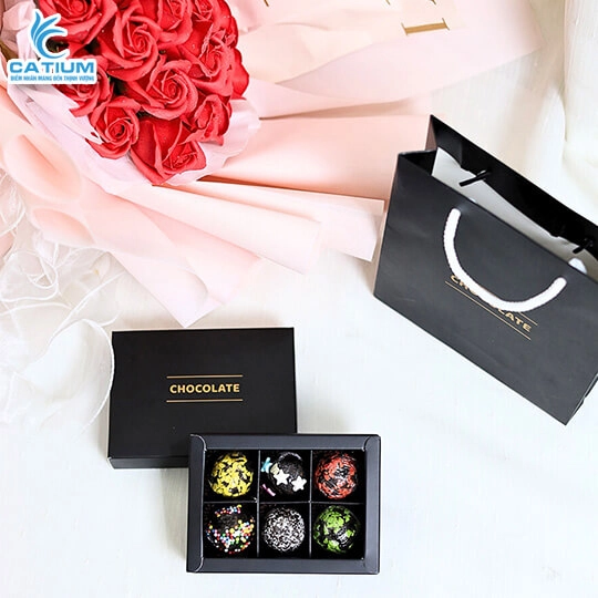 Set Quà Valentine Đen