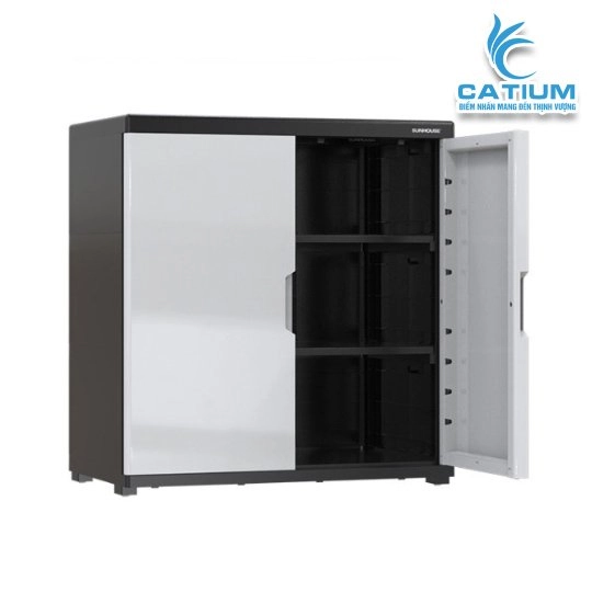 Tủ Giày Nhựa 2 Cánh Sunhouse