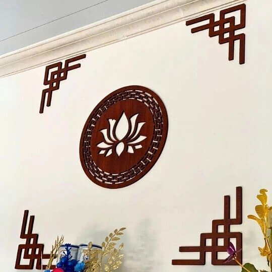 Tấm Ốp Lưng Bàn Thờ Hoa Sen