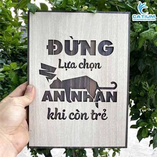 Tranh Gỗ Tạo Động Lực