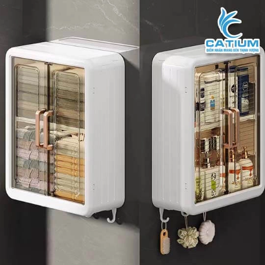 Tủ Đựng Mỹ Phẩm Treo Tường 3 Tầng