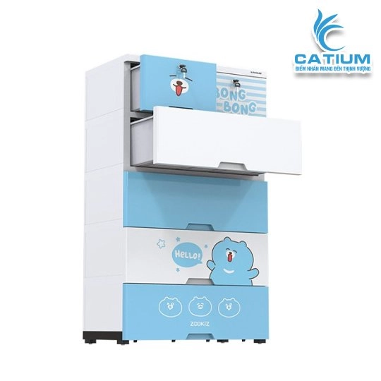 Tủ Nhựa Trẻ Em 6 Ngăn Sunhouse KS-CA688B6