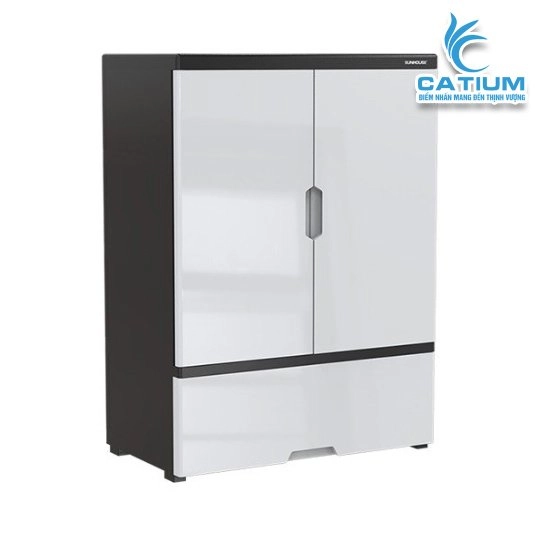 Tủ Giày Nhựa 2 Cánh 1 Ngăn Sunhouse KS-CA950S1