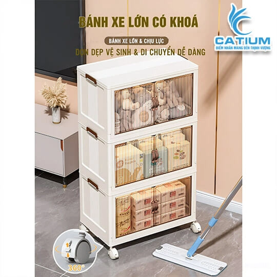 Tủ Nhựa Đa Năng Gấp Gọn Thông Minh