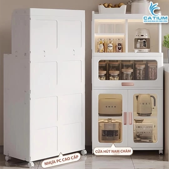 Tủ Nhựa Nhà Bếp Đa Năng