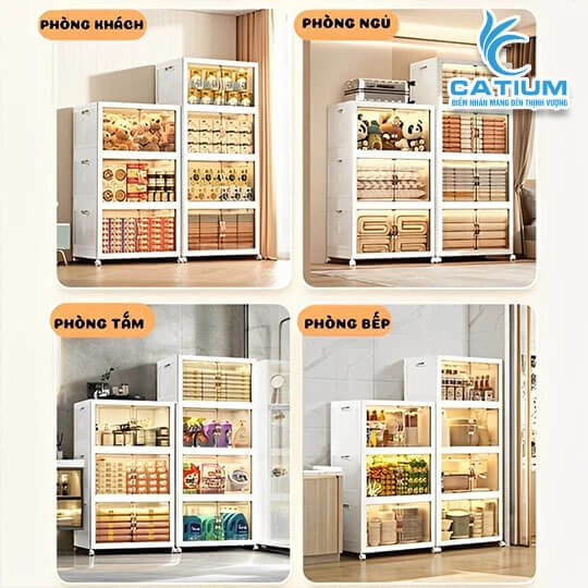 Tủ Nhựa Đa Năng Gấp Gọn Thông Minh