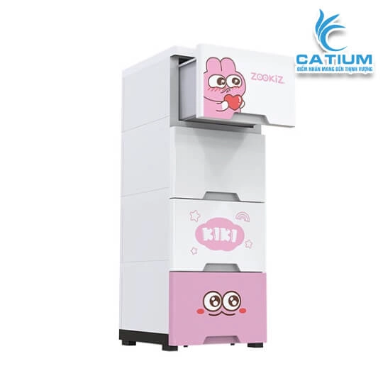 Tủ Nhựa Sơ Sinh 4 Ngăn Sunhouse KS-CA343G4