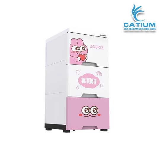 Tủ Nhựa Sơ Sinh 3 Ngăn Sunhouse KS-CA343G3