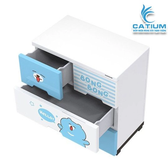 Tủ Nhựa Trẻ Em 4 Ngăn Sunhouse KS-CA688B4
