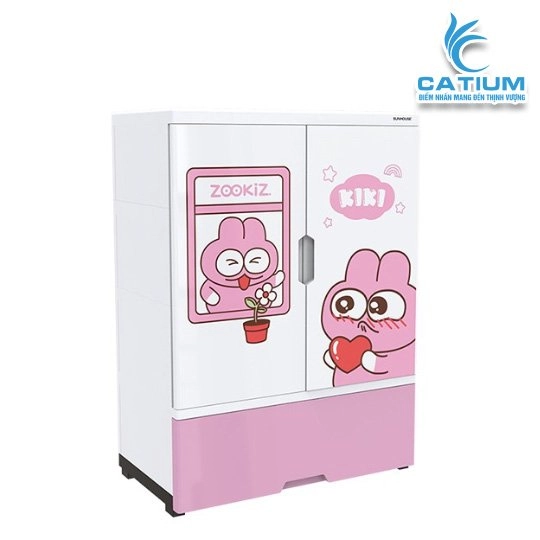 Tủ Nhựa Trẻ Em 2 Cánh Sunhouse KS-CA950G1