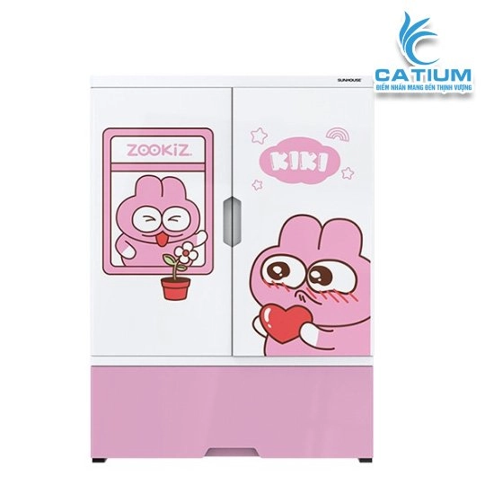 Tủ Nhựa Trẻ Em 2 Cánh Sunhouse KS-CA950G1