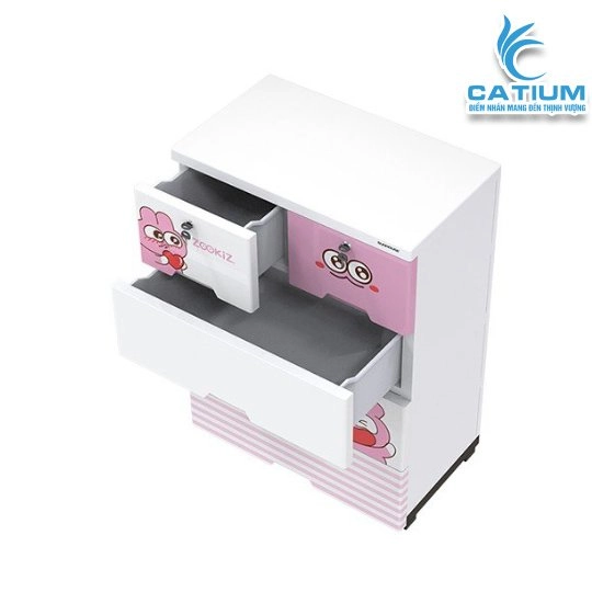 Tủ Nhựa Trẻ Em 4 Ngăn Sunhouse KS-CA688G4