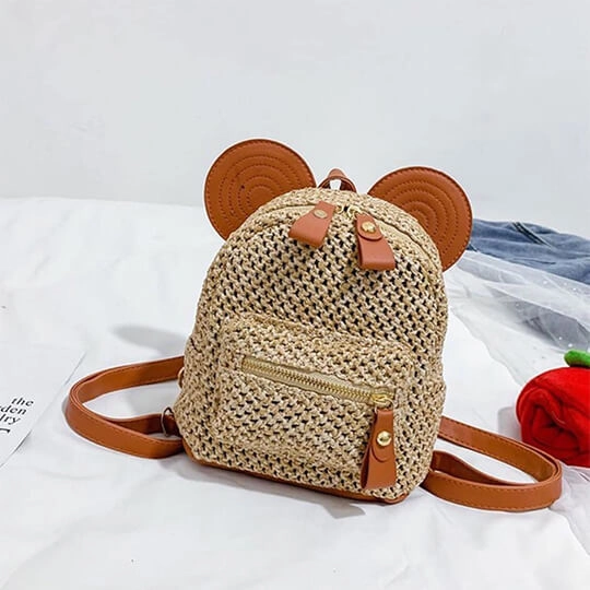 Balo Cói Tai Chuột Mini