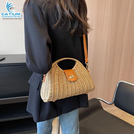 Túi Cói Chúm Miệng