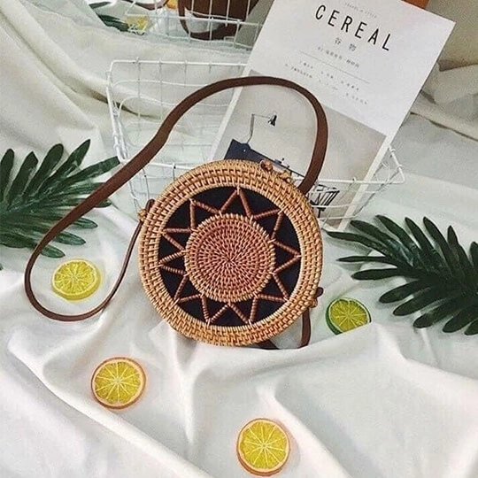 Túi Trống Cói Đeo Vai