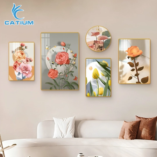 Tranh Vẽ Hoa Decor Treo Tường