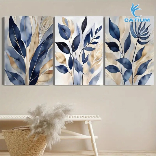 Tranh Treo Tường Cỏ Cây Hoa Lá Modern Art