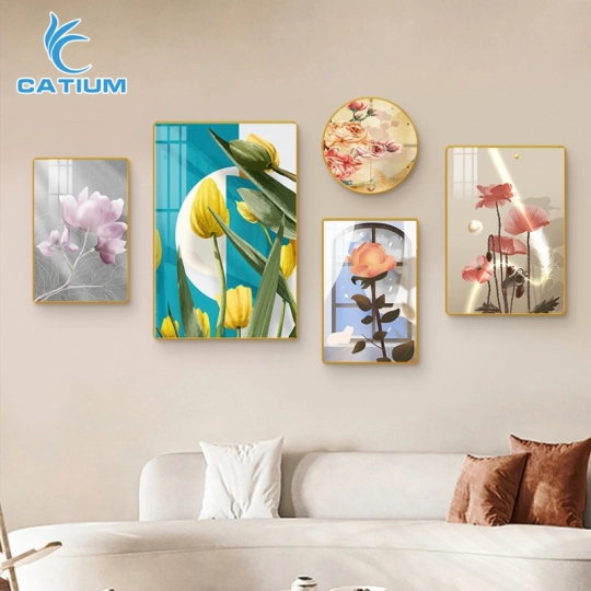 Tranh Vẽ Hoa Decor Treo Tường
