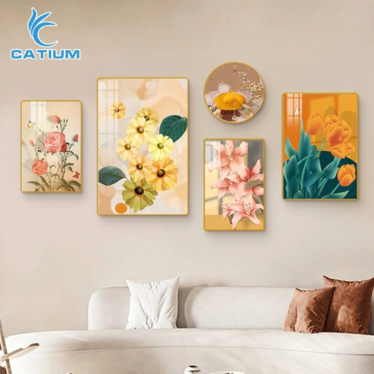 Tranh Vẽ Hoa Decor Treo Tường