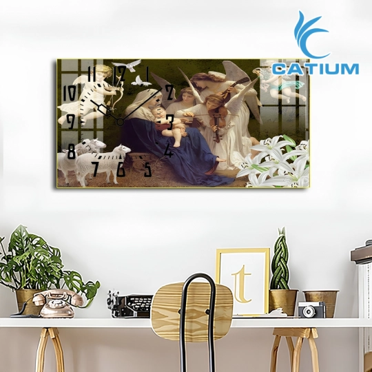 Tranh Đồng Hồ Hình Công Giáo 