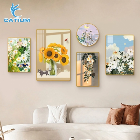 Tranh Vẽ Hoa Decor Treo Tường