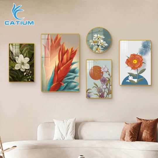 Tranh Vẽ Hoa Decor Treo Tường