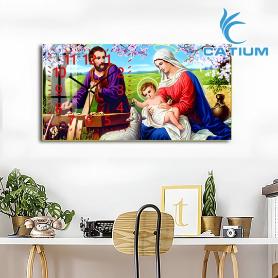 Tranh Đồng Hồ Hình Công Giáo 