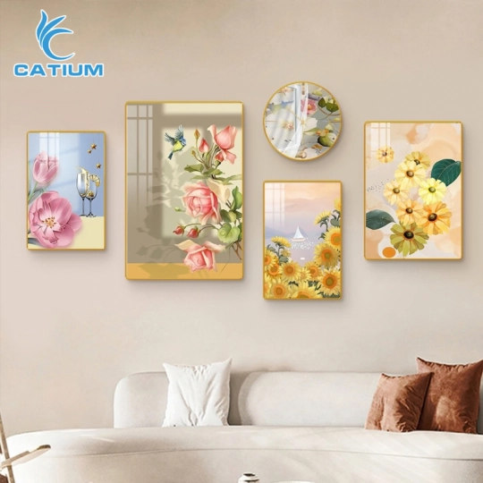 Tranh Vẽ Hoa Decor Treo Tường
