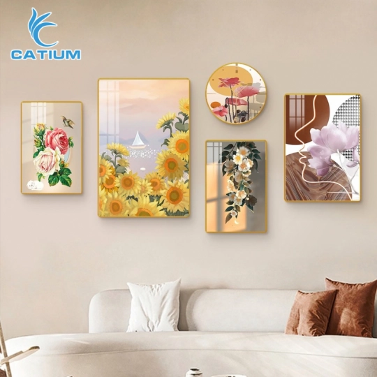 Tranh Vẽ Hoa Decor Treo Tường