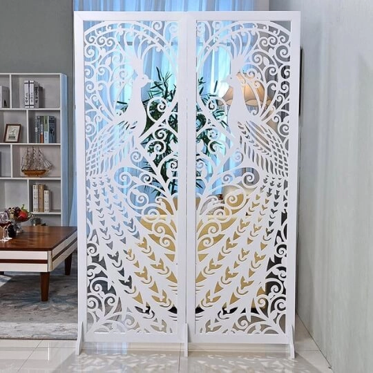 Vách Bình Phong Chim Công