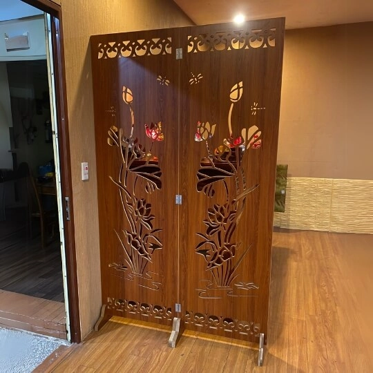 Vách Bình Phong Hoa Sen