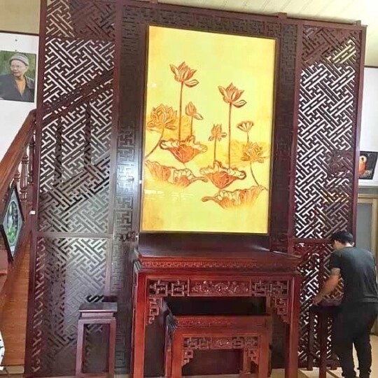 Vách Phòng Thờ Văn Triện