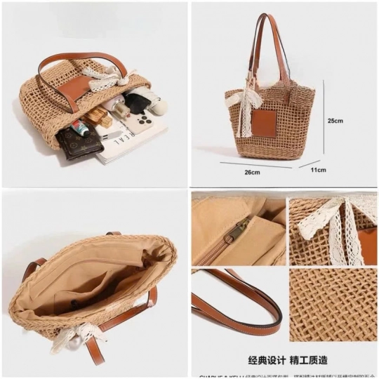 Túi Cói Sưa Mạc Da Lowe