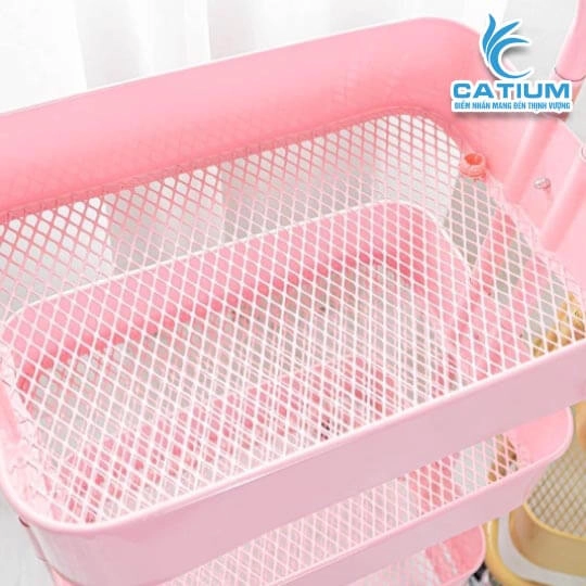 Kệ Xe Đẩy Spa 3 Tầng