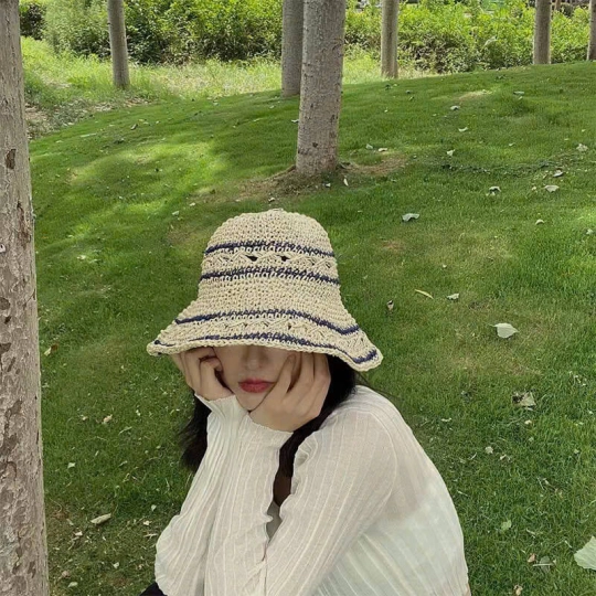 Nón Cói Sọc Xanh