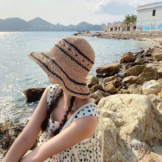 Nón Cói Sọc Xanh